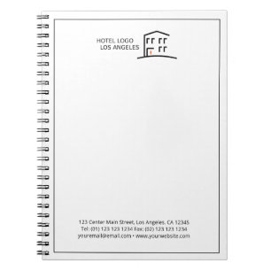 Modern Business Logo Promotional Notebook