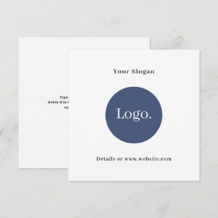 Modern Business Logo Promotional Stationery Card