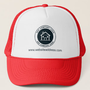 Modern Business Logo Real Estate Custom Trucker Hat
