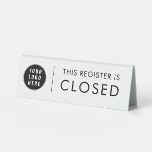 Modern Business Logo Retail Register Custom