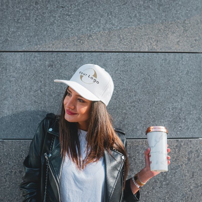 Modern Business Logo Simple Clean Minimal Swag Trucker Hat (Creator Uploaded)