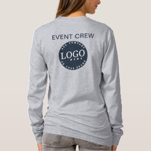 Modern Business Logo Website Employees Event T-Shirt