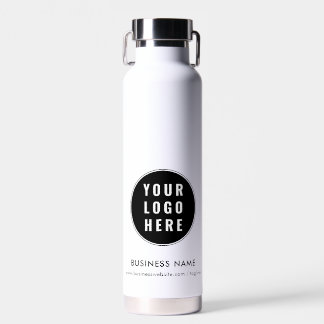 Modern Business Logo with Website Promotional Water Bottle