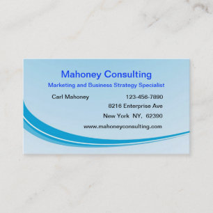 Modern Business Marketing Consulting Business Card