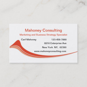 Modern Business Marketing Consulting Card