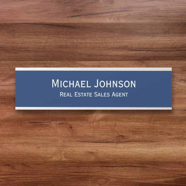 Modern Business Office Name Title Professional Door Sign (Modern Business Office Name Title Professional Door Sign)