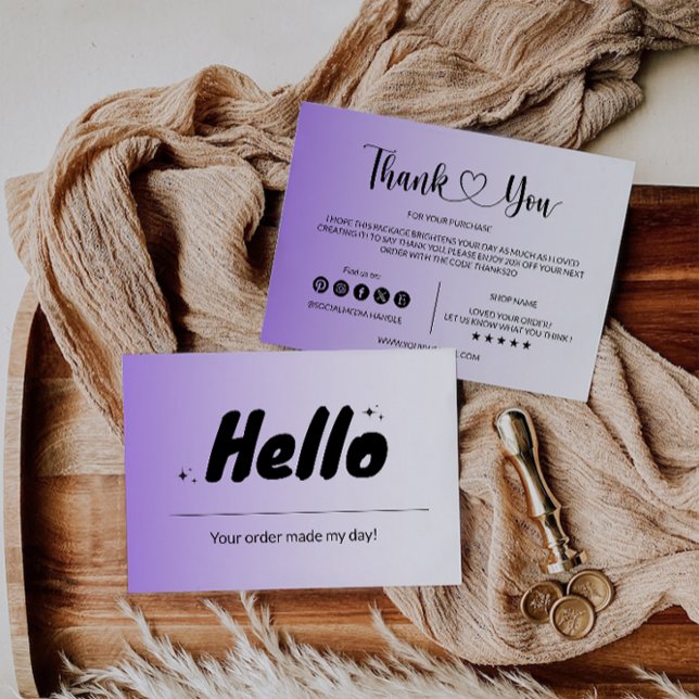 Modern Business Package Insert Card (Creator Uploaded)