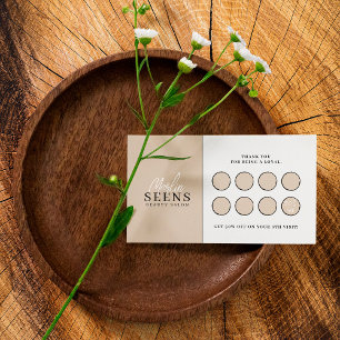 Modern Business Pastel Colour Discount Loyalty Car Card