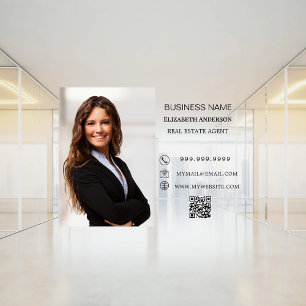 Modern Business Photo Contact Information