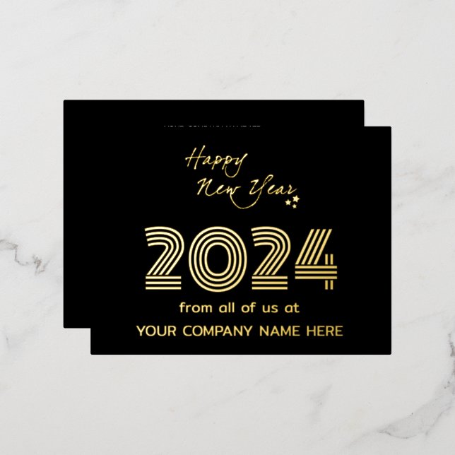 Modern Business Queer Code  Holidays  Foil Holiday Postcard (Front/Back)