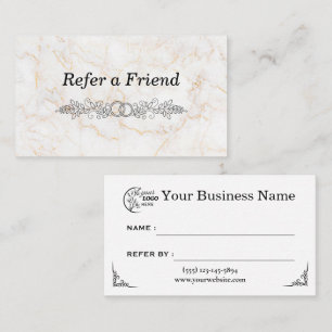 Modern Business Refer a Friend Professional Referral Card
