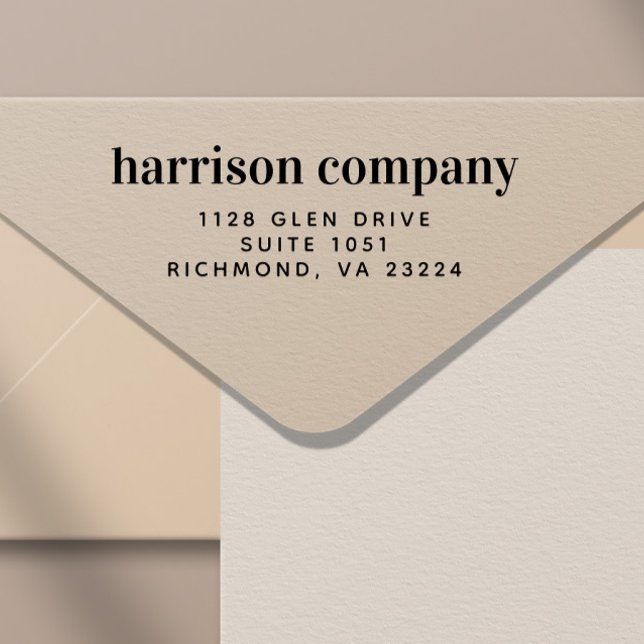 Modern Business Return Address Self-inking Stamp (Creator Uploaded)