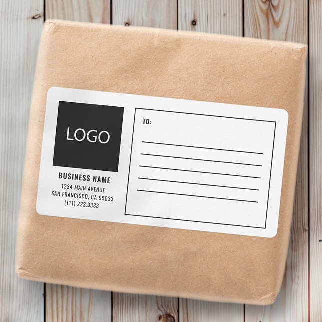 Modern Business Square Logo Mailing Shipping (Creator Uploaded)