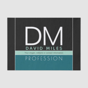 Modern Business Template   All Colours Customisabl Tissue Paper