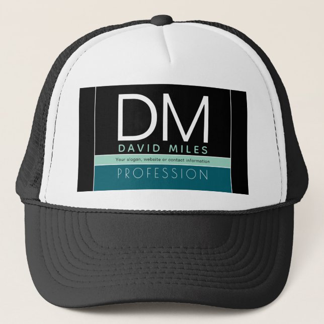 Modern Business Template | All Colours Customisabl Trucker Hat (Front)