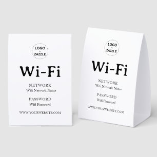 Modern Business Wifi Password Welcome
