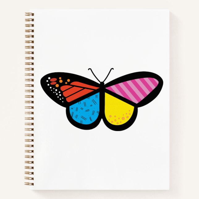 Modern Butterfly Notebook (Front)