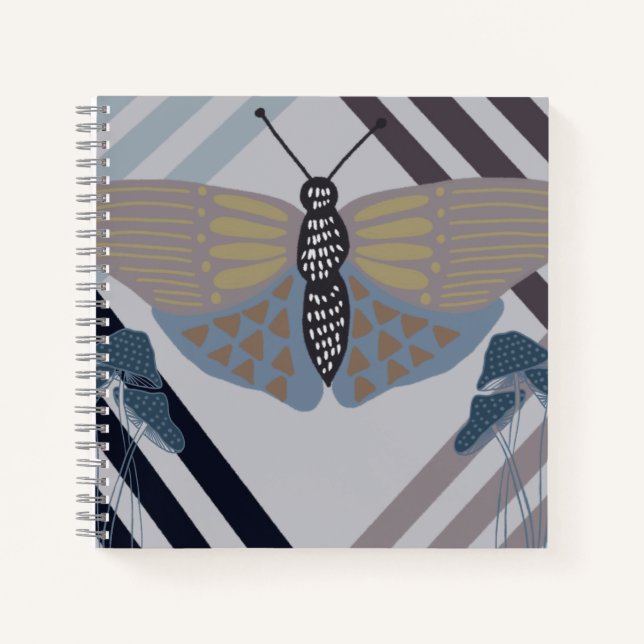 Modern Butterfly Notebook (Front)