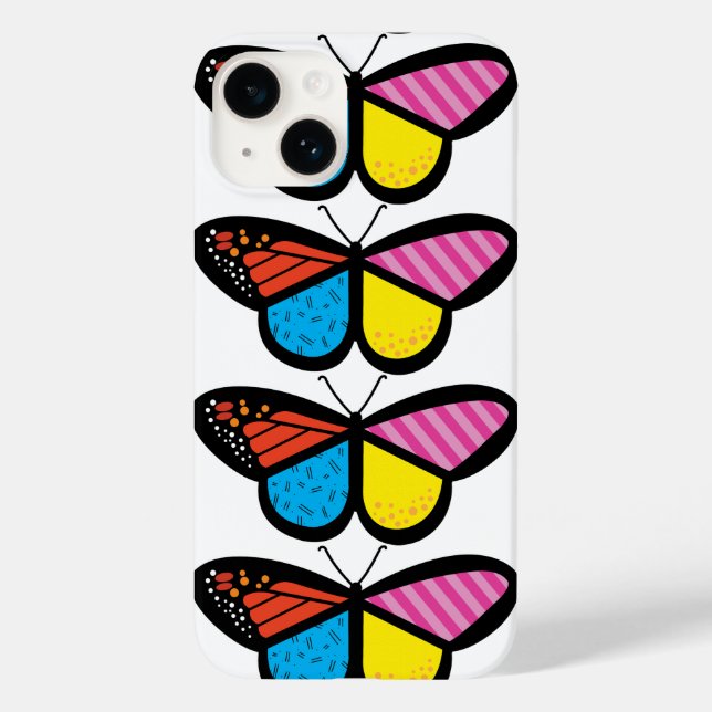 Modern Butterfly Phone Case (Back)