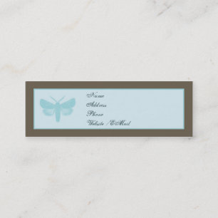 Modern Butterfly Skinny Calling / Business Card