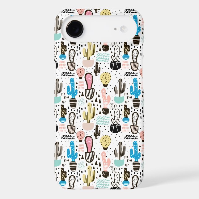 Modern Cactus Geometric Pattern Case-Mate Samsung Galaxy Case (Back)