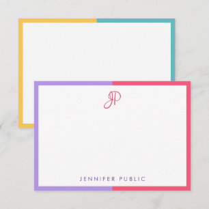 Modern Calligraphed Monogram Simple Template