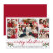 Modern Calligraphy 5 Photo Family Christmas Red