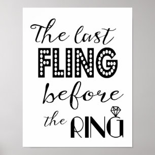 Modern Calligraphy Bachelorette Hen stag print