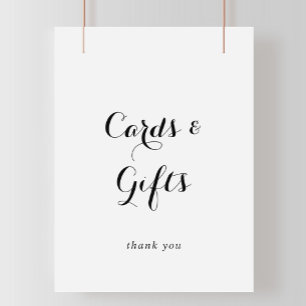 Modern Calligraphy Cards and Gifts Sign