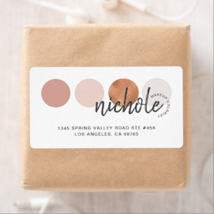 Modern Calligraphy Colour Palette Makeup Artist   