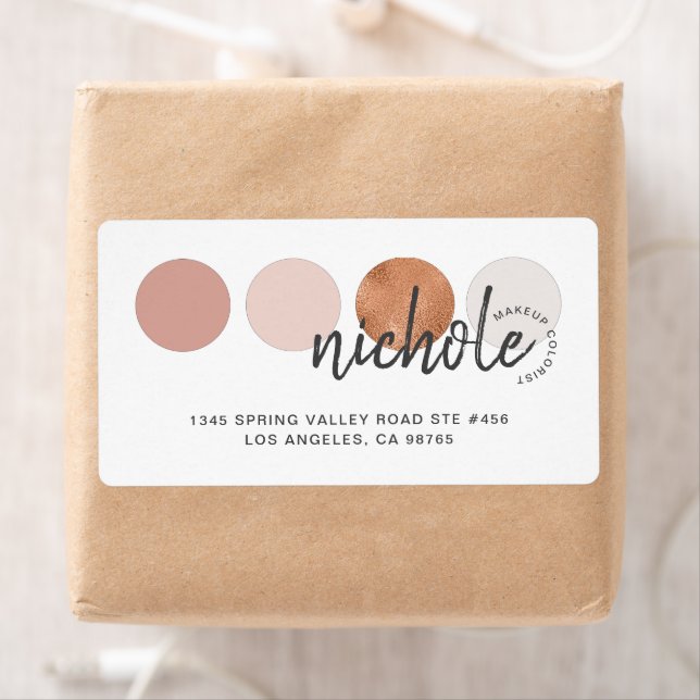 Modern Calligraphy Colour Palette Makeup Artist    (Insitu)