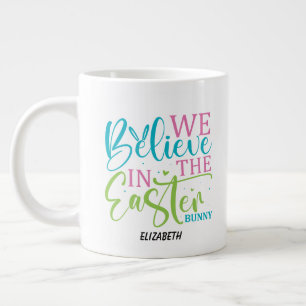 Modern Calligraphy Easter Bunny Mug