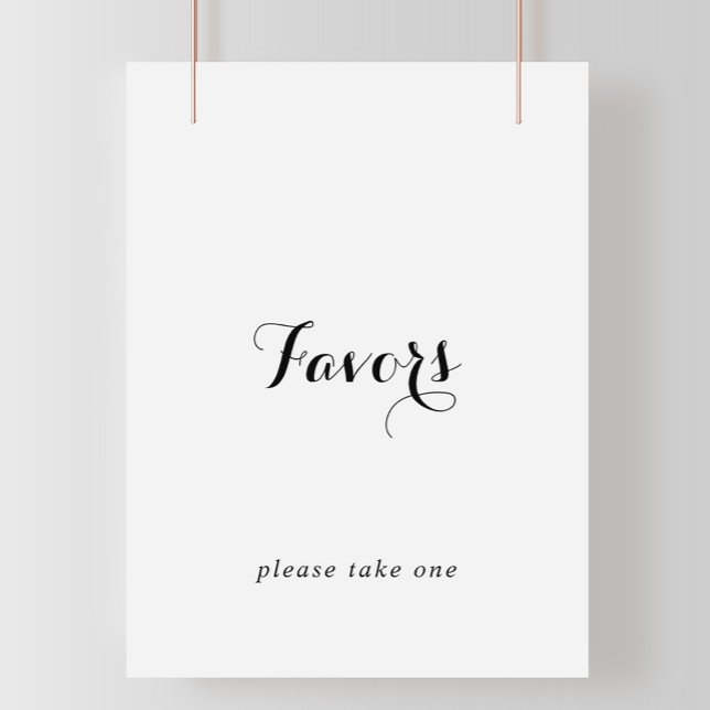 Modern Calligraphy Favours Sign (Creator Uploaded)