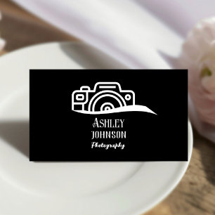 Modern Calligraphy Professional Photography Business Card