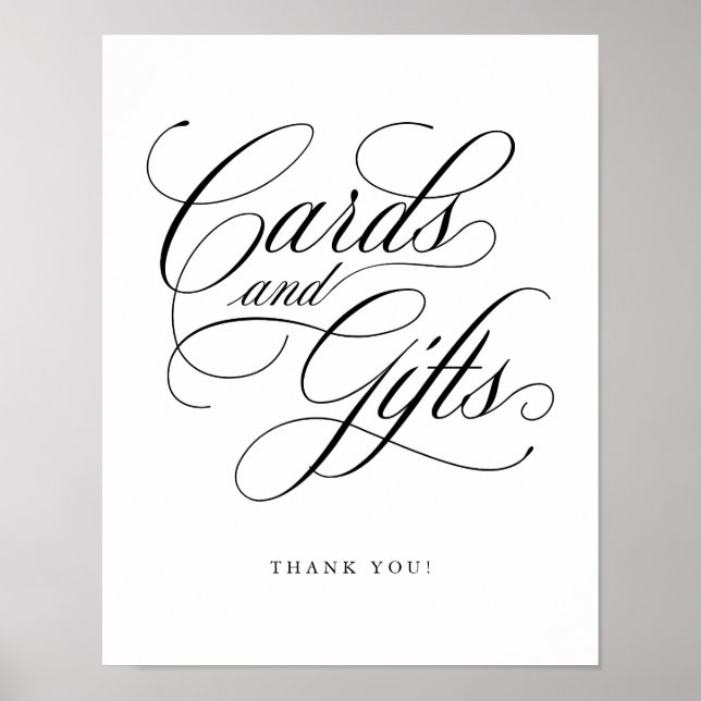 Modern calligraphy timeless  cards and gifts Sign (Front)