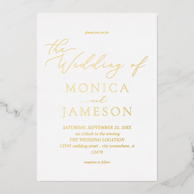 Modern Calligraphy V2 Wedding (Front)