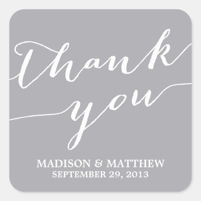 MODERN CALLIGRAPHY | WEDDING FAVOR LABELS (Front)