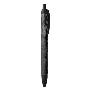 Modern Camo -Black and Dark Grey- camouflage Black Ink Pen