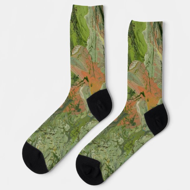 Modern Camouflage Design Socks (Left)