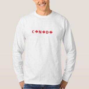 Modern canada canadian country Flag Souvenir T-Shirt