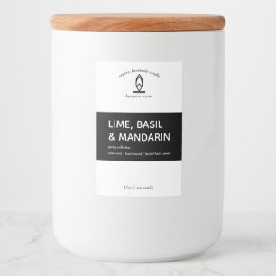 Modern Candle Label