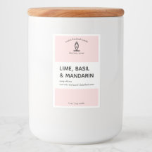 Modern Candle Label