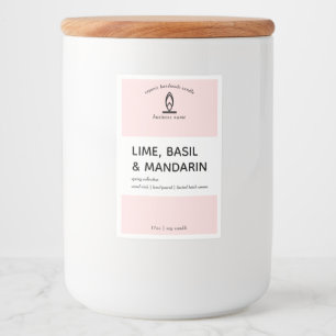Modern Candle Label