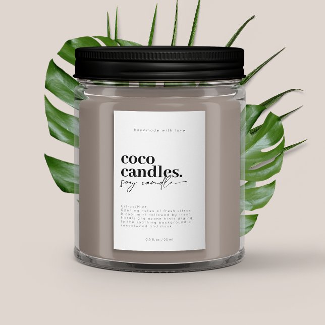 Modern Candle Label (Creator Uploaded)