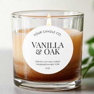 Modern Candle Label