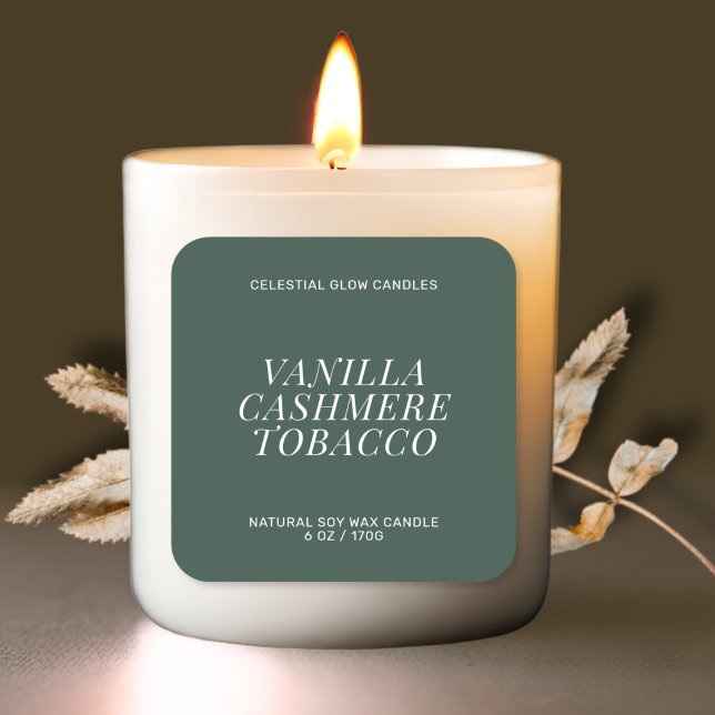 Modern candle label minimal product sticker (Creator Uploaded)