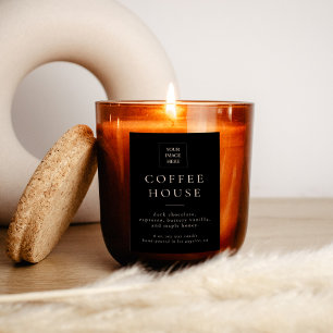 Modern Candle Or Food Label