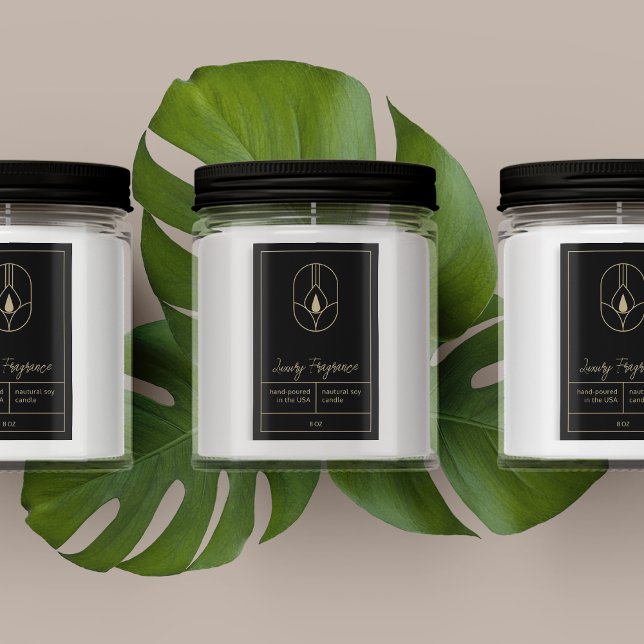 Modern Candle Product Label (Creator Uploaded)