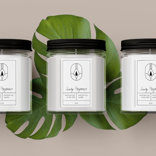 Modern Candle Product Label (Creator Uploaded)
