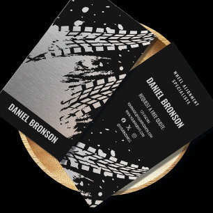 Modern Car Auto Mechanic Repair Service Business Card